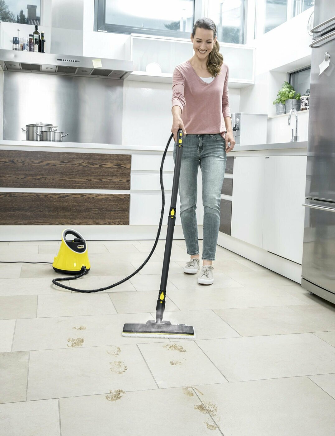 Пароочиститель Karcher SC 2 Deluxe EasyFix + насадка для мойки окон VELER - фотография № 17