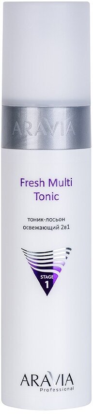 ARAVIA Professional, Тоник-лосьон освежающий 2 в 1 Fresh Multi Tonic, 250 мл