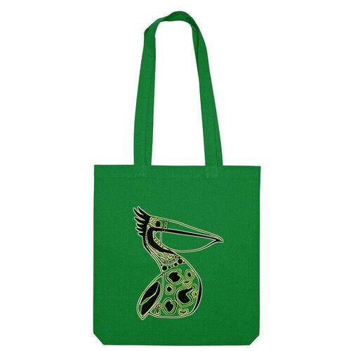 фото Сумка шоппер us basic, зеленый