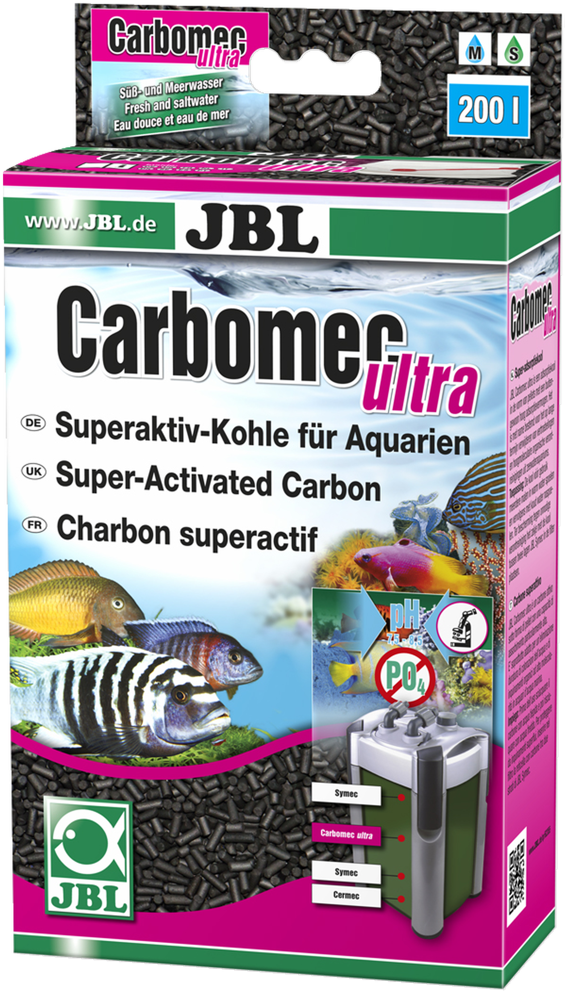          ,   JBL Carbomec ultra Superaktivkohle, 400 