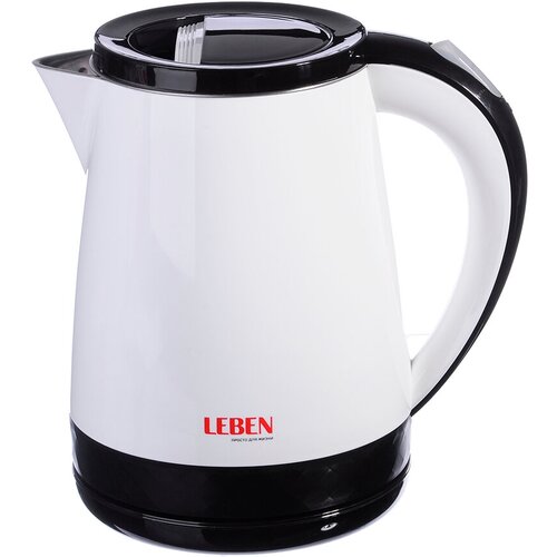 LEBEN 291-021 Чайник электрический чайник leben 291 009 черный серебристый