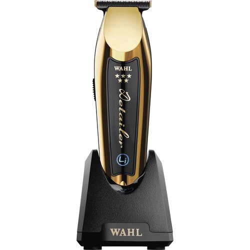 Wahl Cordless Detailer GOLD Li 5V триммер для стрижки, золотой триммер wahl cordless detailer li 8171 016h красный серебристый