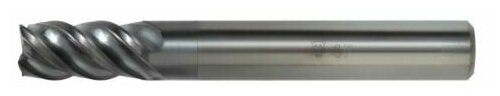 PANDA CNC Фреза монолитная по металлу (цельная) твердосплавная с переменной спиралью цилиндрический хвостовик 6*6*12*50 Z4 HRC55 LATUMA К44 mf60604