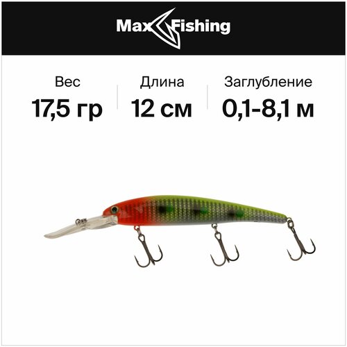 фото Воблер для троллинга bandit walleye deep #b19 2052 17,5 грамм