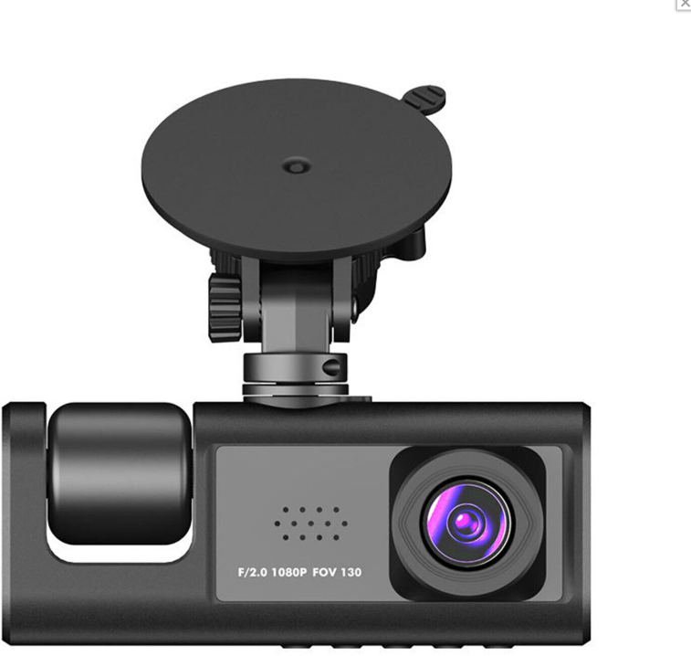 Автомобильный видеорегистратор Full HD 1080P с большим углом обзора и камерой заднего вида / G-Sensor / 3 камеры