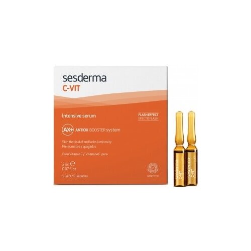 SesDerma C-Vit Intensive Serum Сыворотка интенсивная осветляющая 12%, 10х1,5 мл.