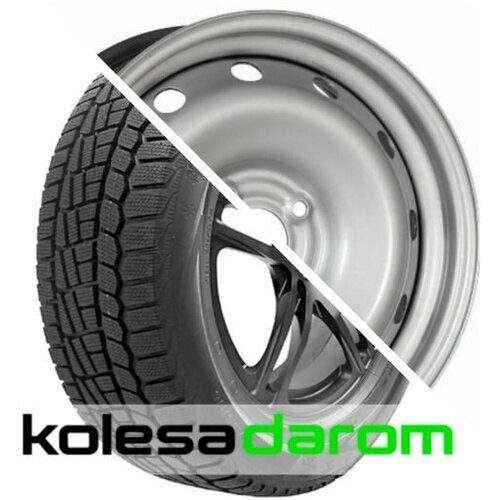 Колеса в сборе Viatti 6x15/4x100 D60.1 ET50 Silver 185/65 R15 88T Без шипов