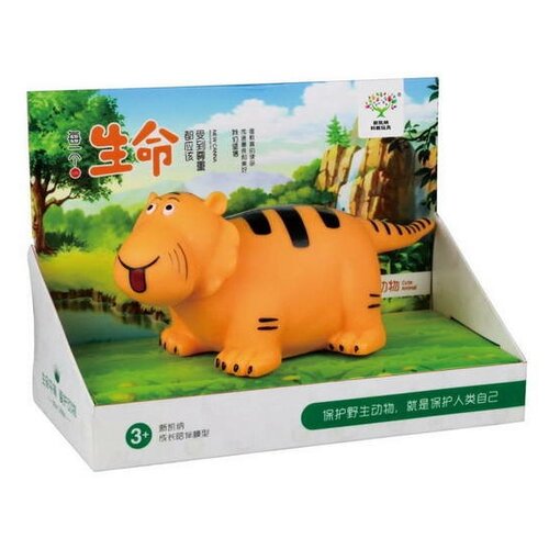 Фигурка игрушечная тигр New Canna education toy Х174-SBM фигурка животного тигр лежащий 110 см