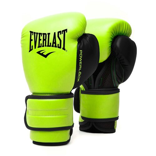 фото Боксерские перчатки everlast powerlock pu 2 салатовые