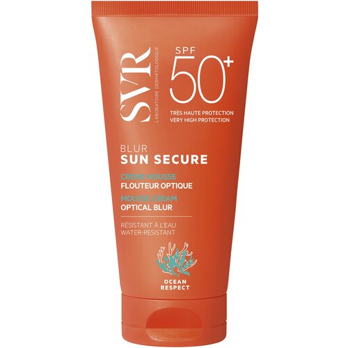 SVR Солнцезащитный крем-мусс для лица с эффектом фотошопа SPF 50+ Sun Secure Blur 50 мл