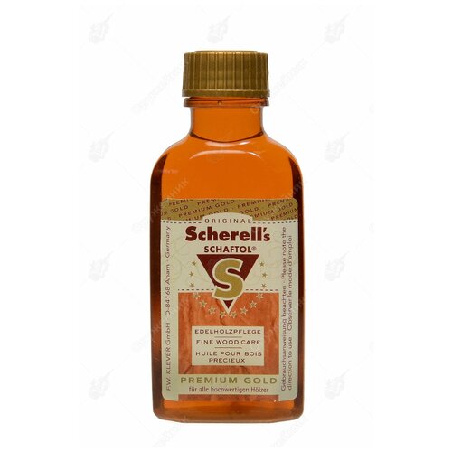 Средство для обработки дерева Klever-Ballistol Scherell Schaftol 75 мл (премиум голд)
