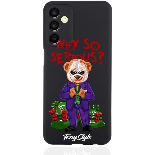 черный силиконовый чехол для samsung galaxy a12 tony style why so serious Черный силиконовый чехол Tony Style для Samsung Galaxy A24 Tony Style Why so serious