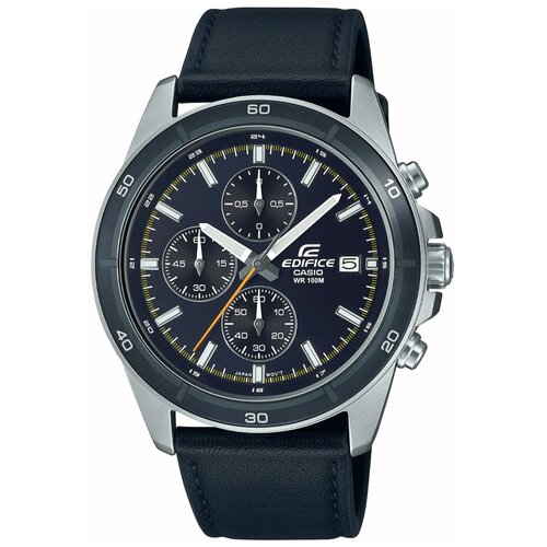 Наручные часы CASIO Edifice EFR-526L-2C, серебряный, черный casio efr 526l 1a