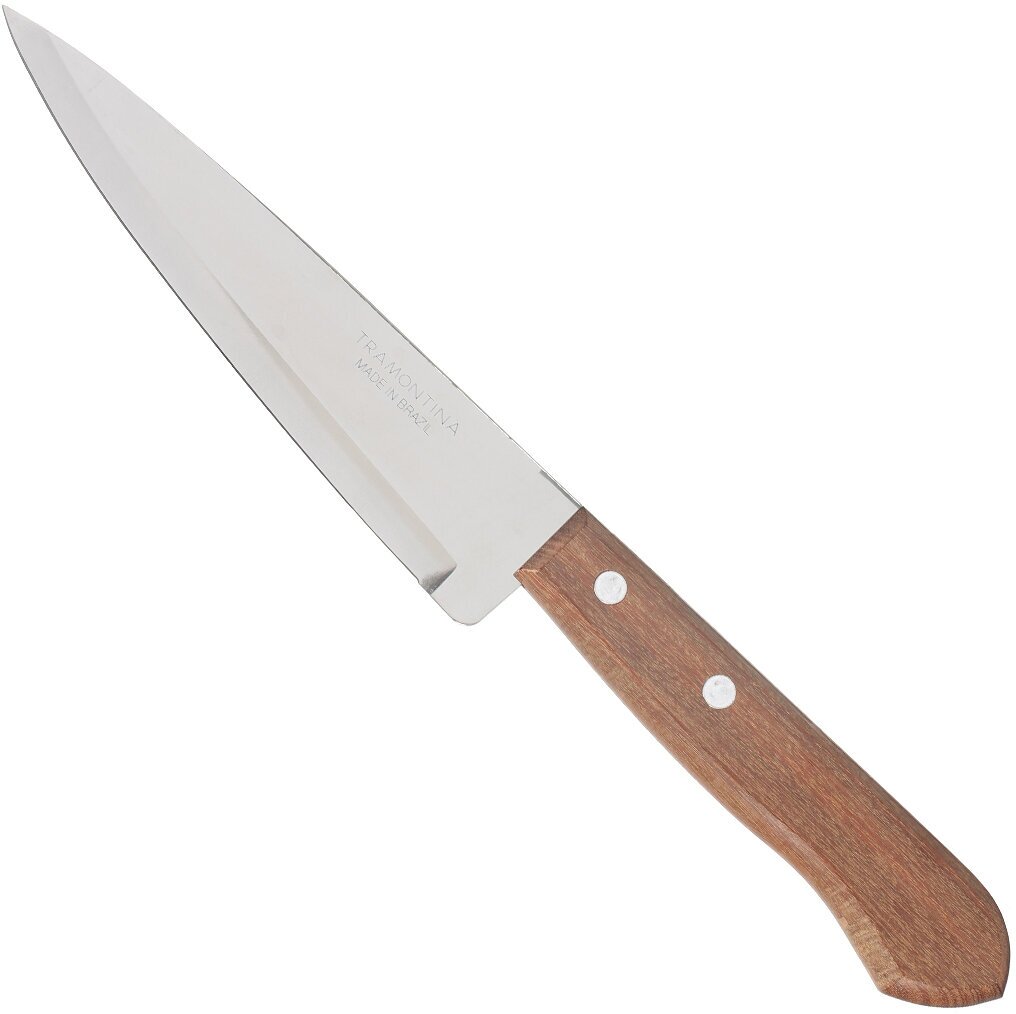 Нож кухонный Tramontina, Universal, шеф-нож, нерж сталь, 15 см, рук дерев, 22902/006-TR