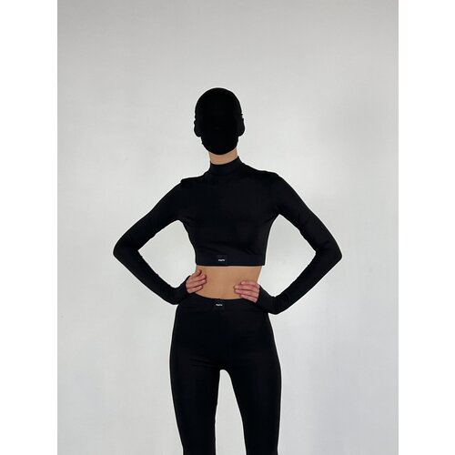 Кроп-топ Moysha 001 - Черный - 164/XS