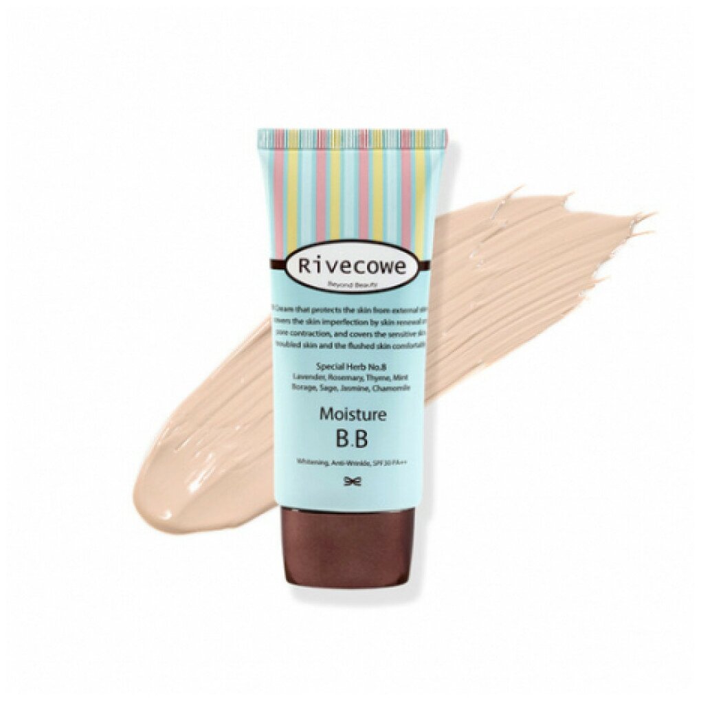 Rivecowe BB крем Moisture, SPF 43, 40 мл