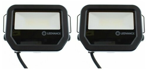 Прожектор светодиодный LEDVANCE Perfomance до 20Вт 6500К IP65 черный (2 шт)