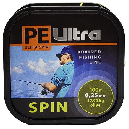 Шнур плетеный Aqua Ultra Spin 100м Olive 0e96c829-bec8-11e7-880c-94de807b1f37