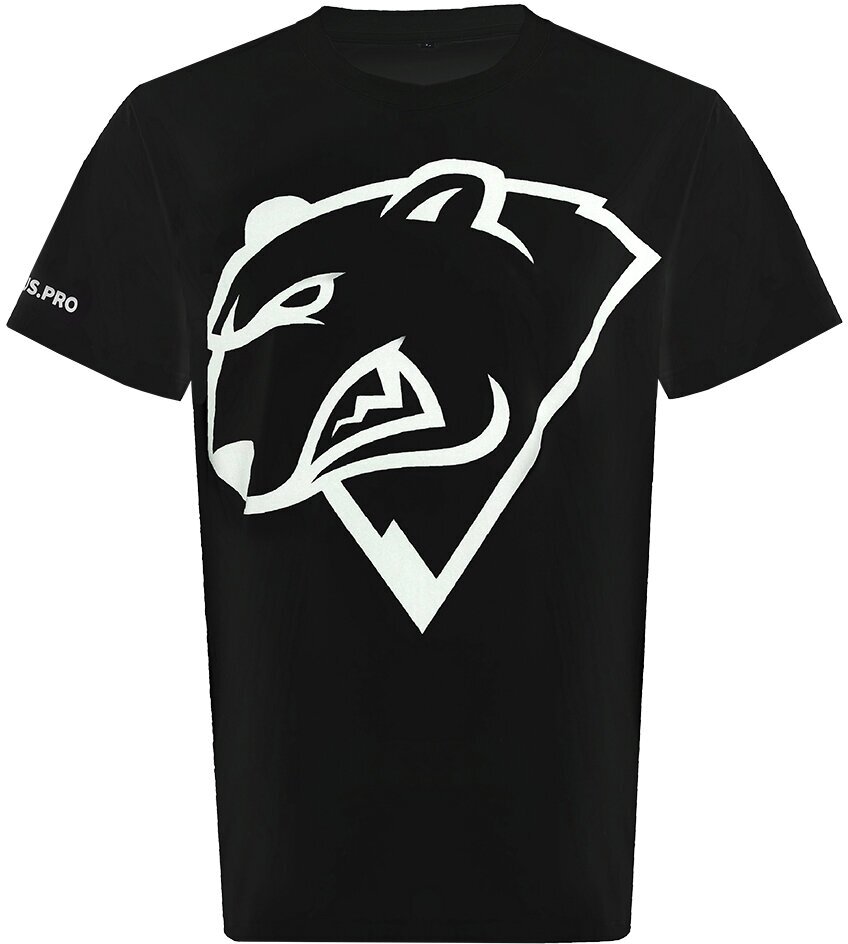 фото Футболка Virtus.pro с медведем Oversize чёрная (XXL)