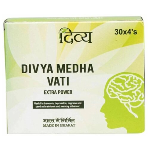 Таблетки Patanjali Divya Medha Vati, 120 шт.