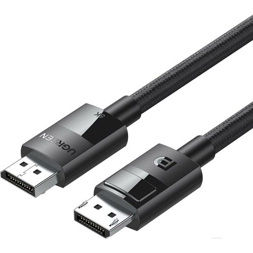 Кабель Ugreen DP114 (80392) DisplayPort - DisplayPort 1.4 Male to Male (2 метра) чёрный кабель displayport v1 2 4k 75 гц длина 3 метра belsis кабель dp dp 4k 60 гц 2k 144 гц 2k 165 гц 1080p 240 гц дисплей порт 1 2 bw8814