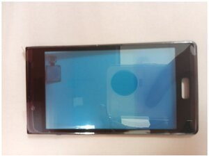 Сенсорный экран (тачскрин) LG P705 (Optimus L7) Черный в Рамке