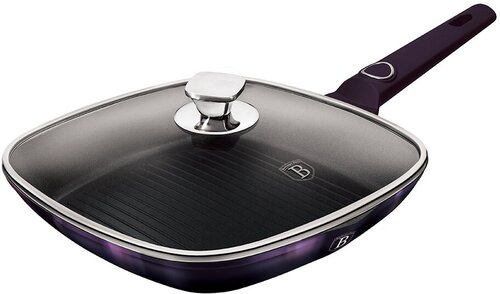 BH-7105 Purple Eclips Гриль-сковорода с крышкой 28см