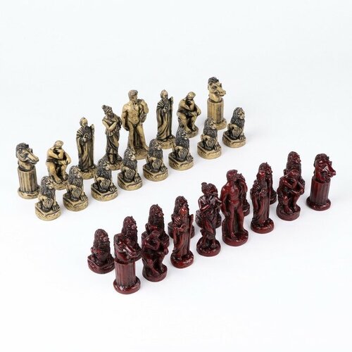 Шахматные фигуры, полистоун, король h=10.5 см d=3.5 см, пешка h=6 см d=3.5 см