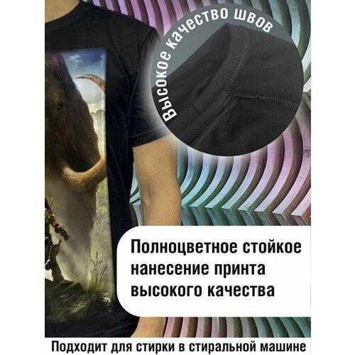 фото Футболка будь на стиле, хлопок, размер xl, черный