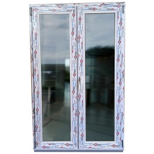 Пластиковые Окна 1590(в) х 1010(ш) Штульповые Новые готовые Brusbox, с поворотно-откидным механизмом, с открыванием вправо