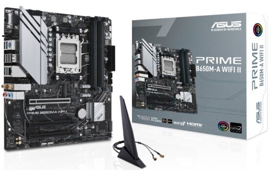 Материнская плата Asus PRIME B650M-A WIFI II (AM5, mATX)