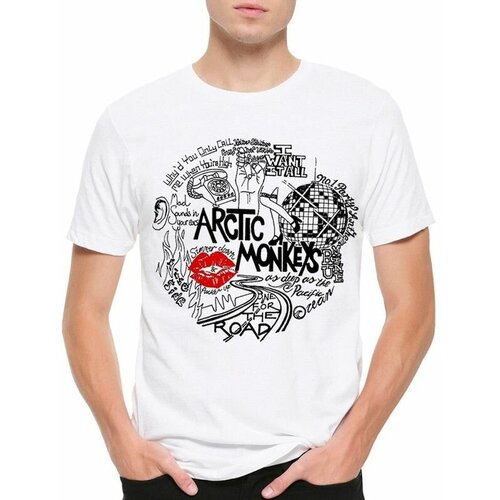 Футболка Design Heroes, хлопок, размер 2XL, серый