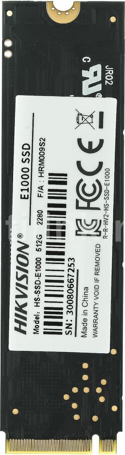Накопитель SSD M.2 HIKVISION 512GB, PCI-E 3.0 x4, up to 2000/1610MBs, 3D TLC, NVMe, 22x80mm - фото №4