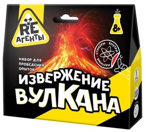 Научно познавательный набор Slime Извержение вулкана желтый Re-Агенты ЕХ004Т