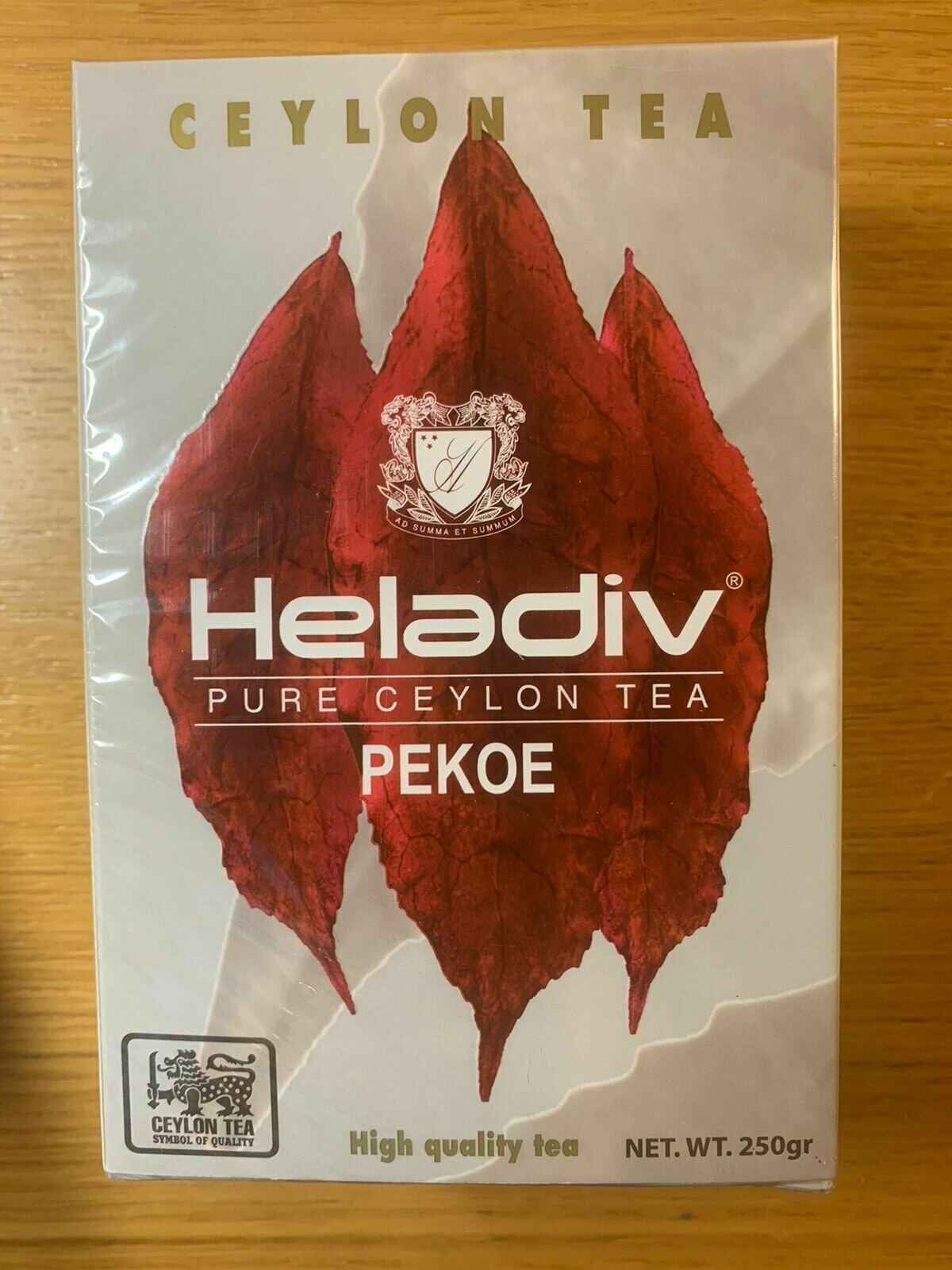 Чай цейлонский листовой Heladiv PEKOE 250 гр