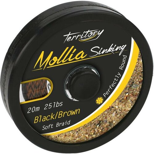 поводковый материал mikado mollia hooklink black brown 15 9 кг 20 м Поводковый материал Mikado MOLLIA HOOKLINK black/brown 45 lb (20 м)