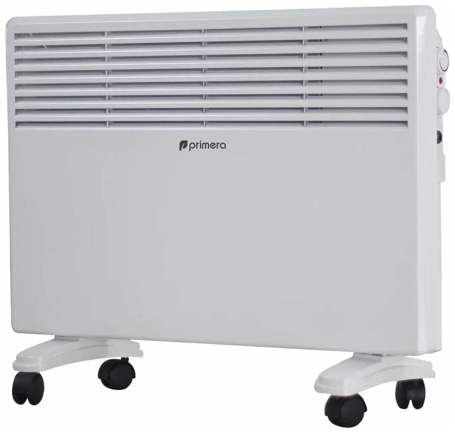 Конвектор PRIMERA PHP-1500-MXB, 1500Вт, с терморегулятором, белый
