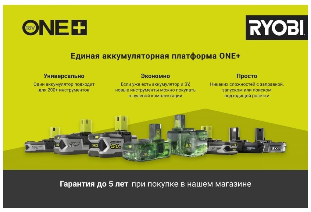 Аккумуляторный опрыскиватель RYOBI Ryobi OWS1880 One+ 35 л