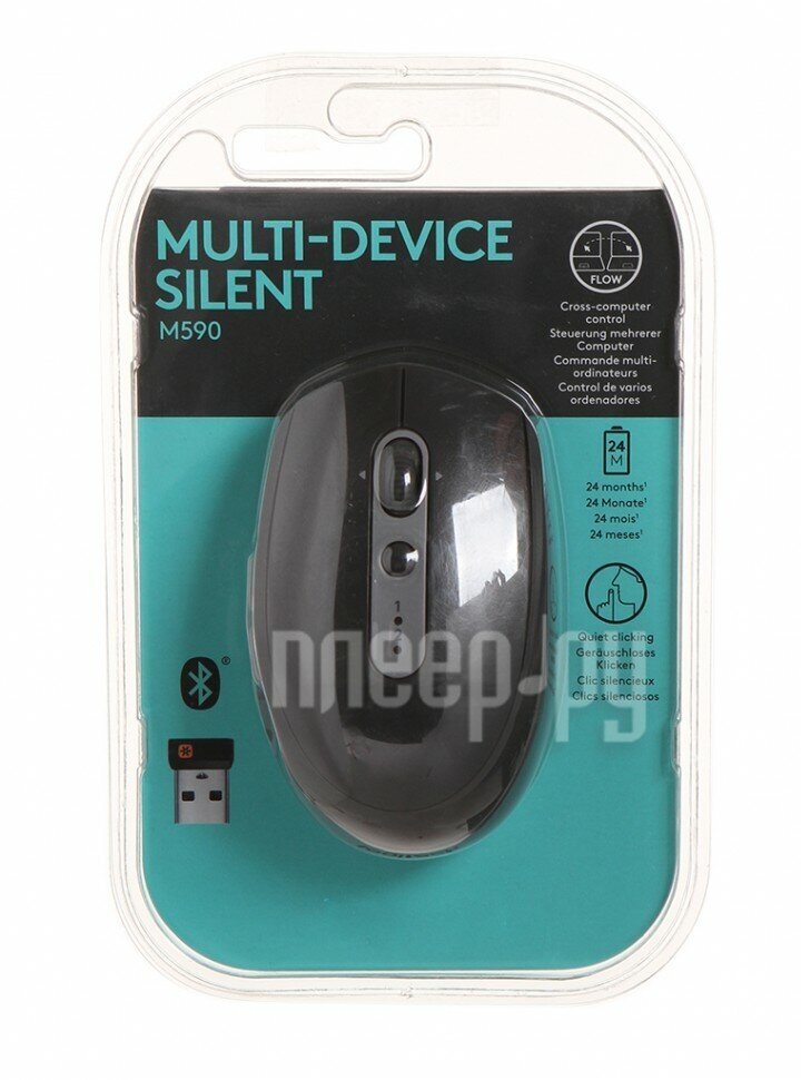 Беспроводная мышь Logitech M590 Multi-Device Silent