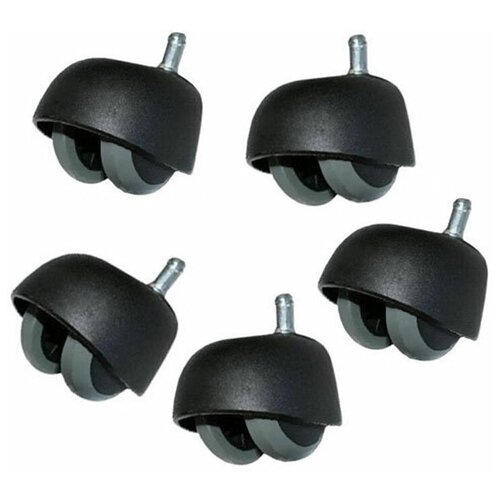 Набор колес для кресла руководителя (5шт/уп.) прорезиненные