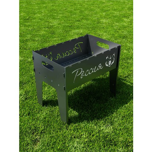 Мангал разборный для дачи 2 мм Россия медведь