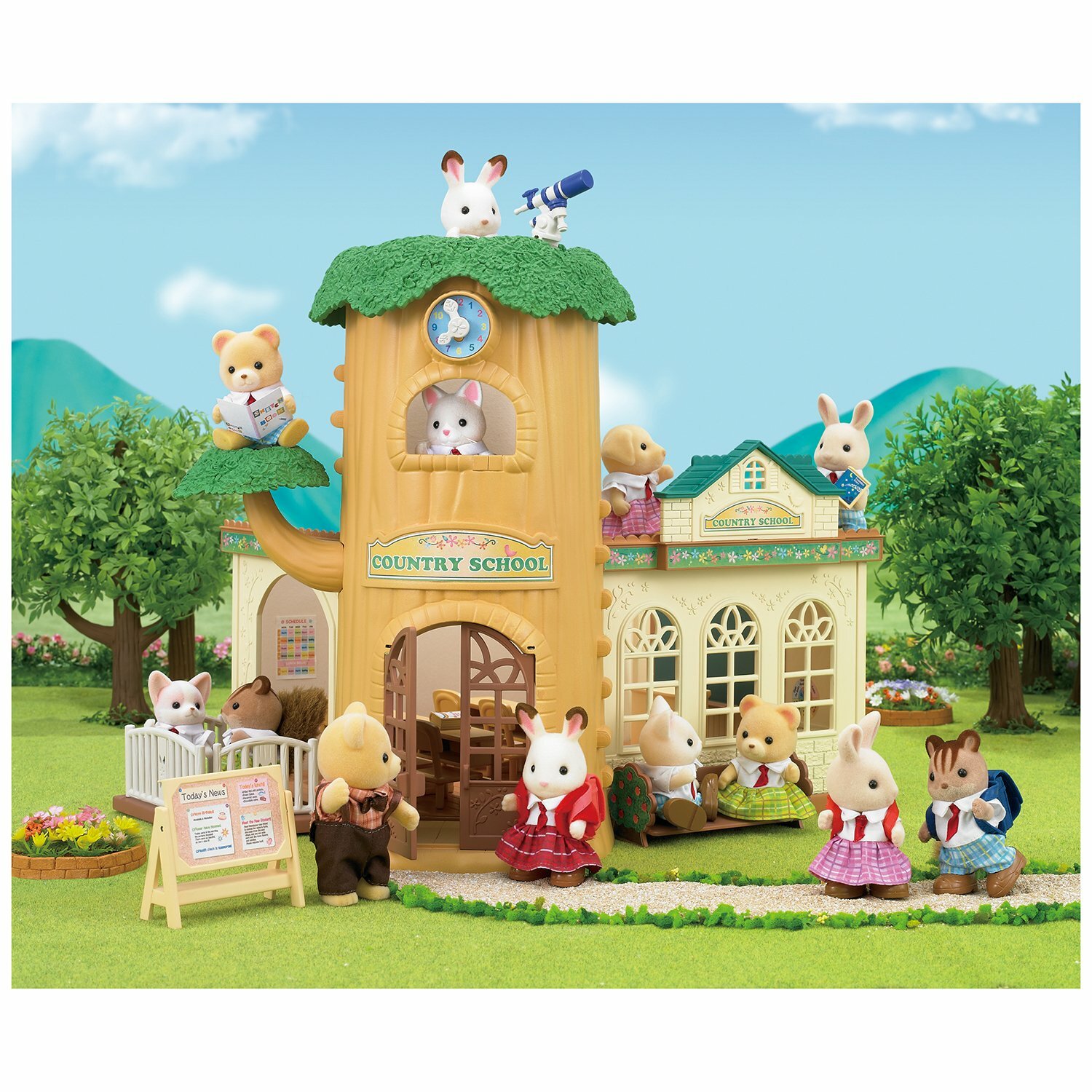 Игровой набор Sylvanian Families Лесная школа 5105 - фото №12