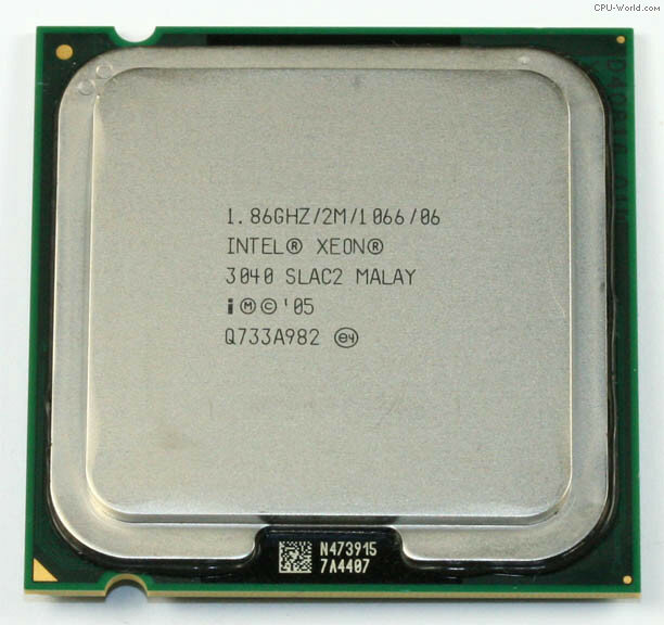 Процессор Intel Xeon 3040 (1.86 GHz, 65 W, 1066MHz FSB) BX805573040