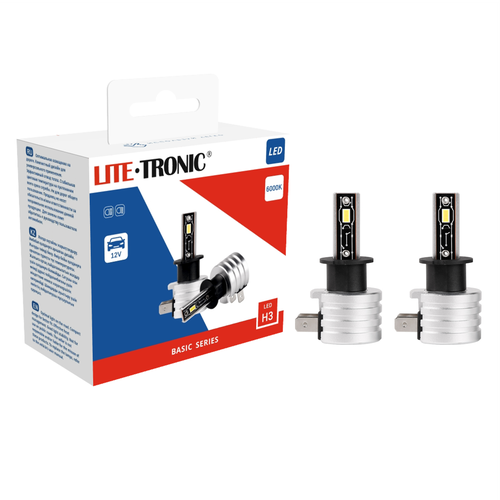 Автолампа светодиодная H3 LITE-TRONIC (комплект) 12V BSLED 6000K