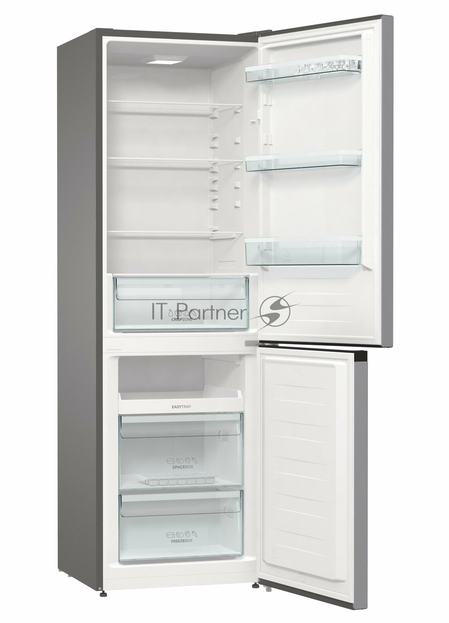 Холодильник GORENJE , двухкамерный, серебристый металлик - фото №20