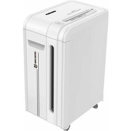 Шредер New United Etalon ER-18C серый (секр. P-4) перекрестный 18лист. 28лтр. скрепки скобы пл. карты CD