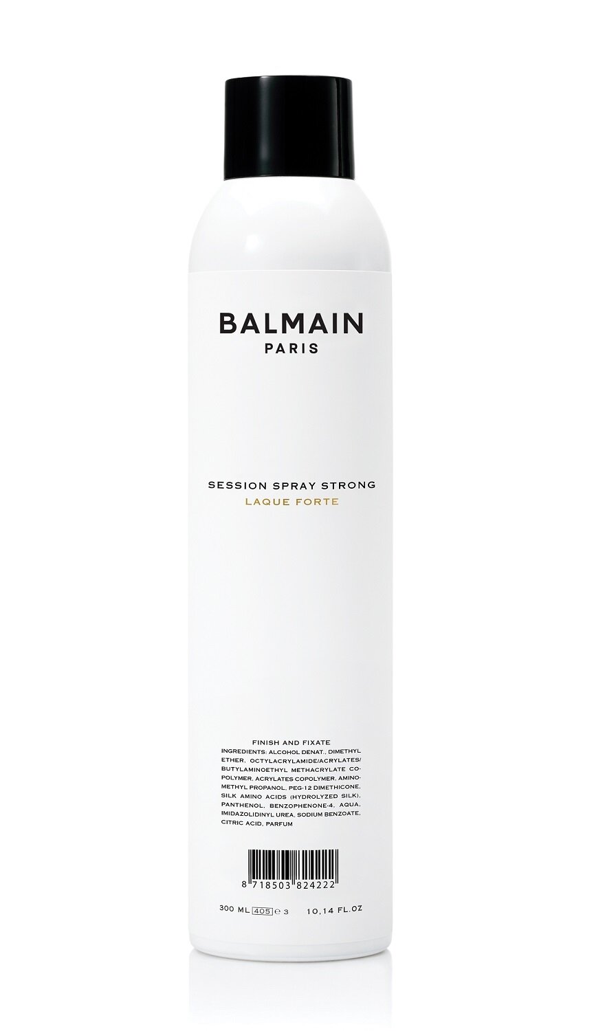 Спрей для укладки волос сильной фиксации Session spray strong, 300 мл BALMAIN - фото №6