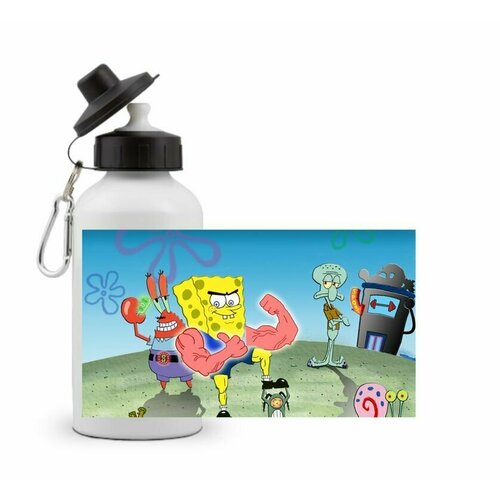 фото Спортивная бутылка губка боб, spongebob №5 goodbrelok