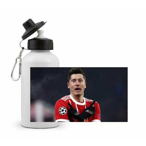 фото Спортивная бутылка роберт левандовский, robert lewandowski №9 goodbrelok
