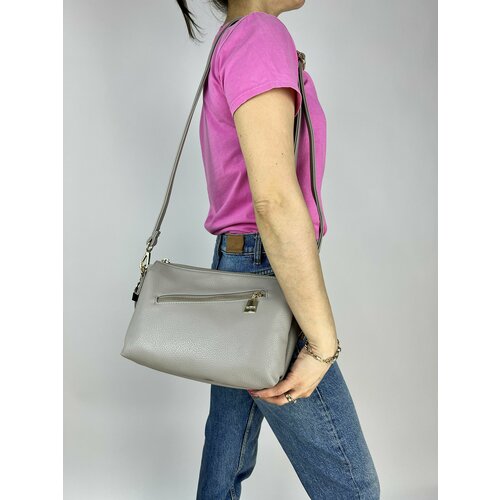 фото Сумка багет kongunla, серый